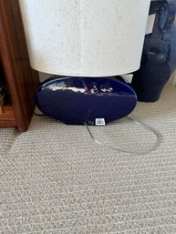 MCM Style H2 Blue Lamp With Shade (BDRM2)