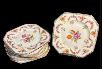 Schumann Bavaria Floral Salad Plates 8pc