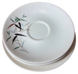 Royal Doulton Bamboo Plate And Saucers 4pc (K)