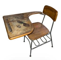 MCM Heywood Wakefield Childs School Desk (B)