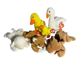 Beanie Baby Farm Animal Plush Toys 6pc (B)