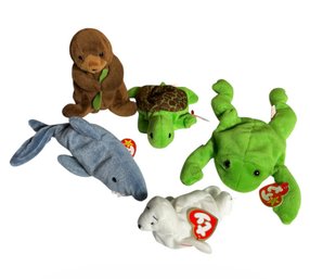 Beanie Baby Swimming Animals Plush Toys 5pc (B)