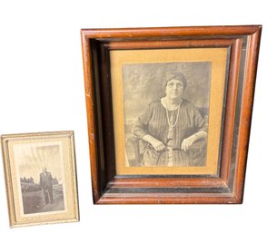 Elderly People Old Framed Photography