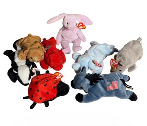 Beanie Baby Animals Plush Toys 8pc (B)