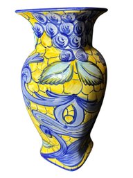 Favanol Portuguese Ceramic Floral Vase