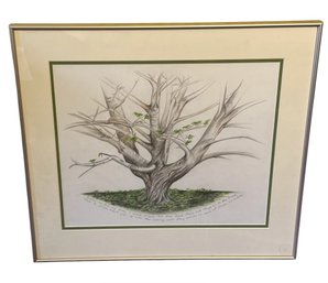 Patti Marxsen Drawing For Annie Original Framed Art (BR1)