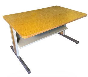 Wooden & Metal Office Desk (BR1)