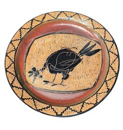 Patrick Rorke Signed Rooster Pottery Plate