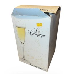 Luminarc Le Champagne 4pc Set In Original Box (B)