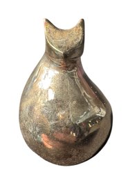 Dansk Silver Plated Cat Figurine