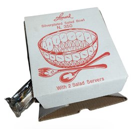Leonard Silver Plated Salad Bowl (B)