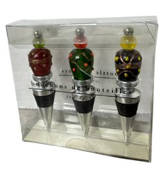 Pier One Bottle Stoppers 3pc Set (c)