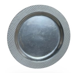The Wilton Co Large Pewter Serving Plate (K)