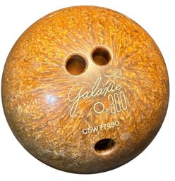 Vintage GALAXY 300 Brunswick Swirl Bowling Ball