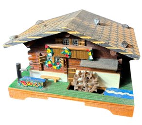 Swiss Chalet Wooden Music Box Works!