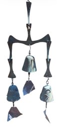 Paulo Soleri Brutalist Bronze Wind Chime Bell (K)