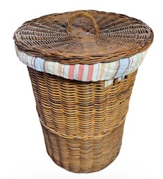 Woven Wicker Hamper Basket (BR2)