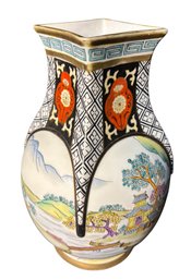 Japanese Porcelain Hand Painted Vase