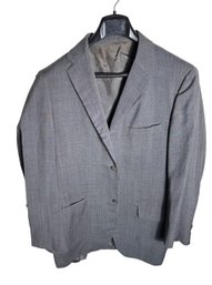 WM Filenes Sons Co Boston MA Mens Gray Blazer Jacket (BR2)