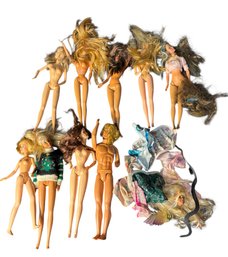Collection Of Barbie Dolls 9pc