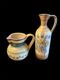 Signed Ceramic Jugs (K)