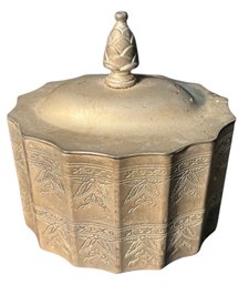 Silver Plated & Red Velvet 1991 Godinger Jewelry Box