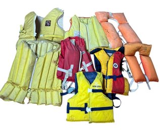 Collection Of Life Jackets 8pc