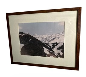Snowy Mountains Framed Art Photography (H2)