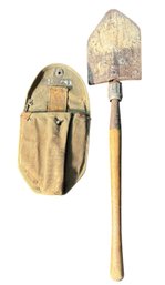 Vintage WWII Army Folding Shovel