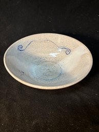 Original Signed Studio Large Pottery Bowl