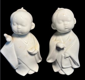 MCM Ceramic Japanese Figurine Pair