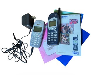 Nokia Tracfone Pair With Charger & Paperwork (O2)