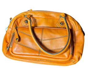 Oryany Orange Leather Purse