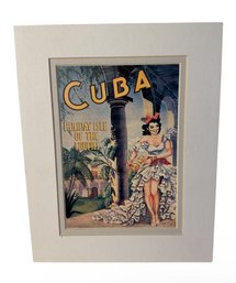Cuban Travel Poster Art Print (DR)