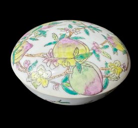 Chinese Famille Rose Style Trinket Box