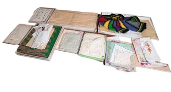 Embroidered & Crocheted Linens Assortment B (BR1)