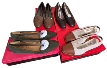 Talbots Womens Dress Shows And Heels Brand New 4pc Size 7  A (br1)