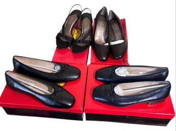 Talbots Women's Dress Shoes And Heels Brand New 4pc Size 7 B(br1)