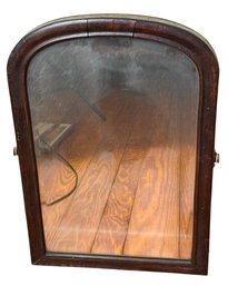 Old Arched Wooden Mirror (BR3)