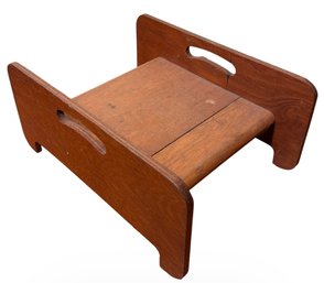 Small Wooden Step Stool (BR3)
