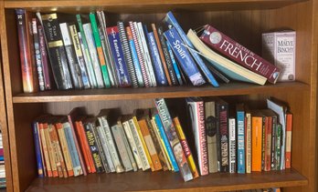 Two Shelves Full Of Assorted Books C (O2)