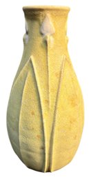 Yellow Matte Glazed Ceramic Tulip Vase