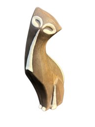 Danish Abstract Cat Signed Pottery