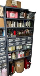 Garage Metal Shelving Unit & All Contents D Lots Of Craftsmen Tools & More! (G)