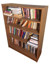 Wooden Four Shelf Bookcase (BR3)