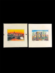 Small Paris Watercolor Prints