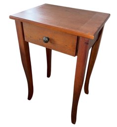 Small Wooden One Drawer Side Table (BR3)