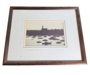Marblehead Coastal Silhouette Signed & Framed Photography (BR5)