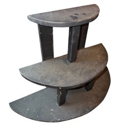 Three Tier Semi Circle Shelving Unit (BA)