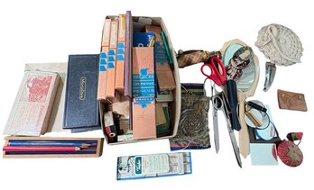 Artists Pencils, Mirrors, Bags And Other Items (Br2)